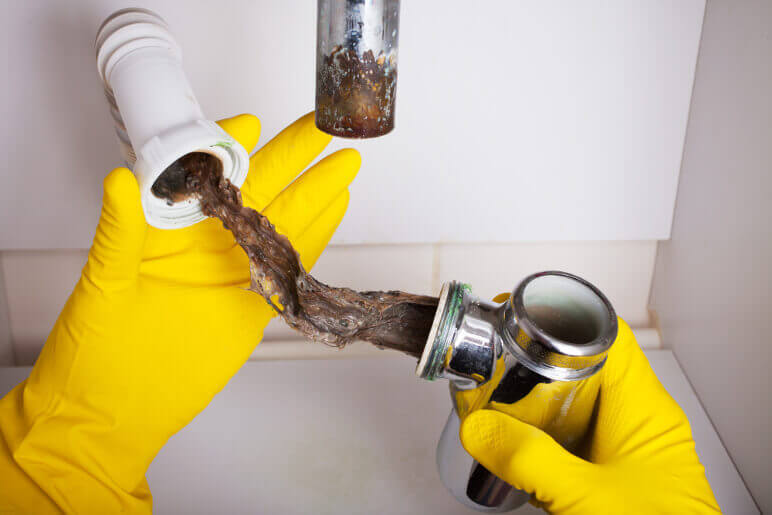 Look for any clogged pipes​